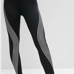 Iridescent Print High Waist Leggings